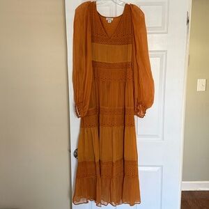 Sundance Vibrant Honey Long Sleeve Adore Moi Dress